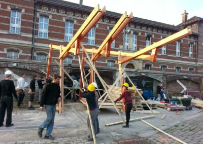 Cours de construction à échelle 1 pour les étudiants – AMC Archi