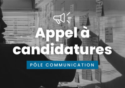 Appel à candidatures pour offre de prestation « pôle communication »